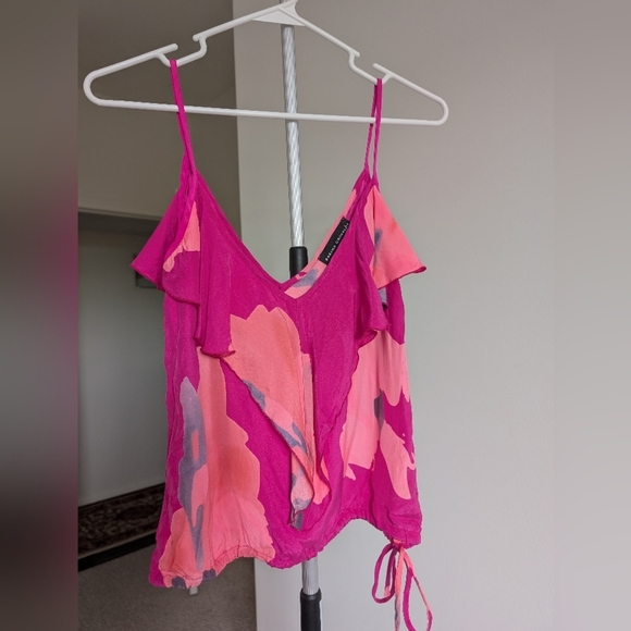 Karina Grimaldi Tops - Pink Floral Women's Top